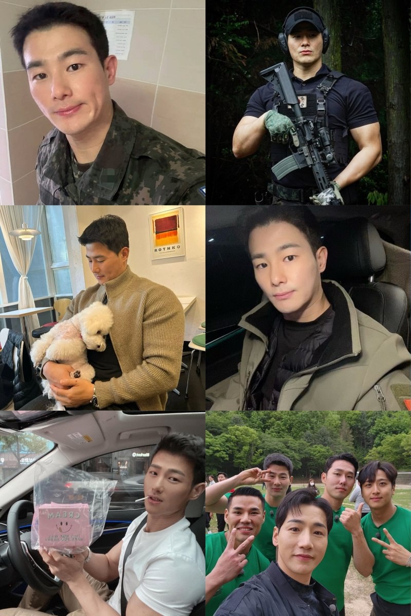 ZS346 图片857张 视频130个 韩国 生活日常 军人 肌肉 健身房 生活场景丰富 风景  